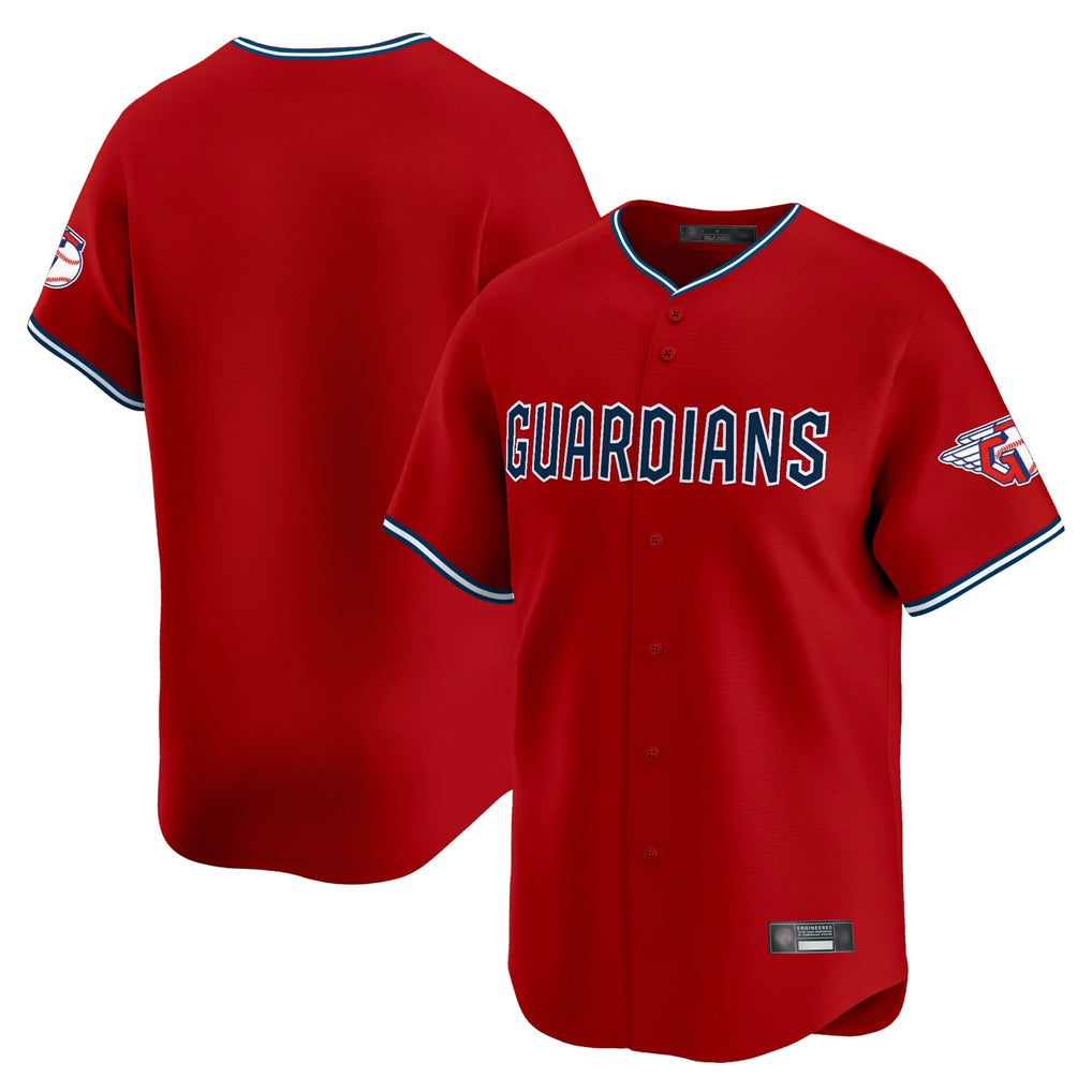 tocy C.Guardians Red Limited Home Blank Player Stitched Jerseys