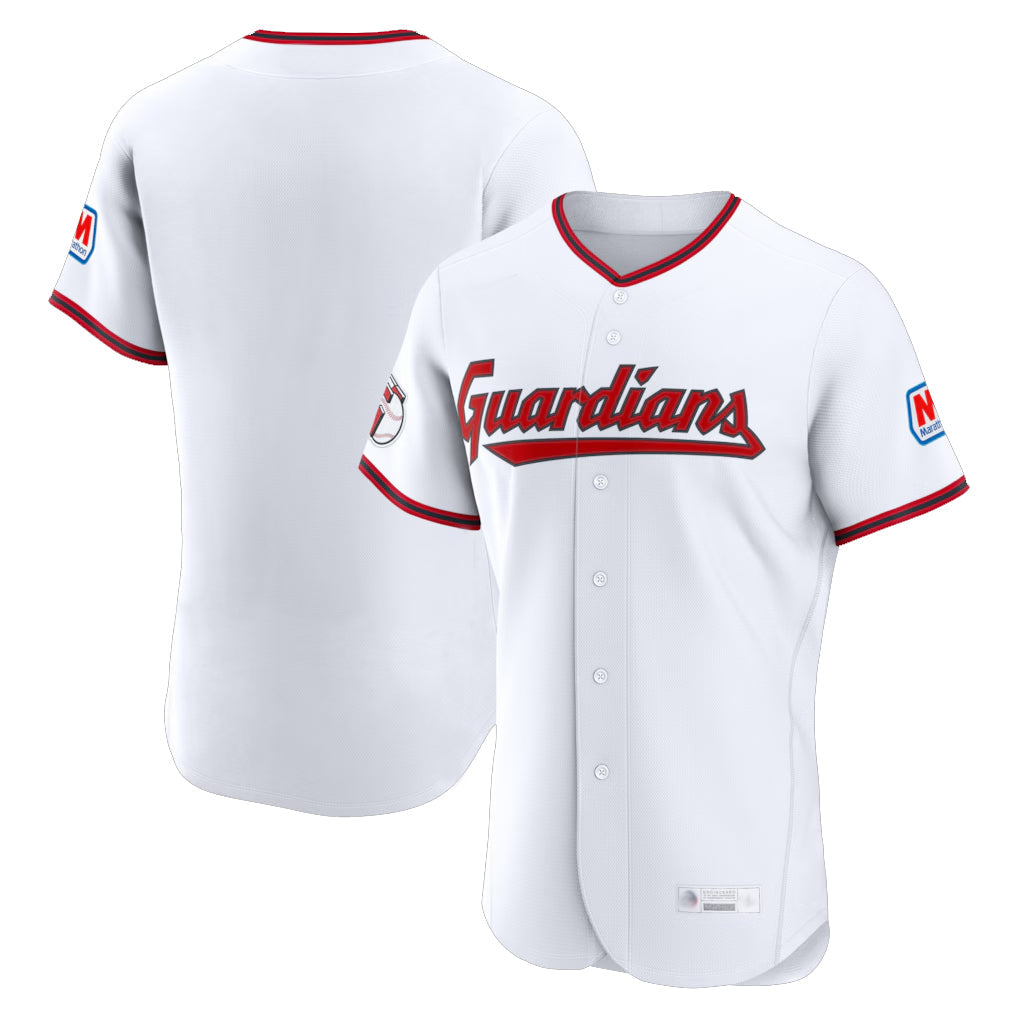 tocy C.Guardians White Limited Elite Home Blank Player Stitched Jerseys