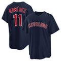 tocy C.Guardians #11 Jose Ramirez Player Navy Game Home Stitched Jerseys