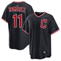 tocy C.Guardians #11 Jose Ramirez Player Navy Home Game Stitched Jerseys