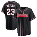 tocy C.Guardians #23 Bo Naylor Player Black Fashion Out Home Game Stitched Jerseys
