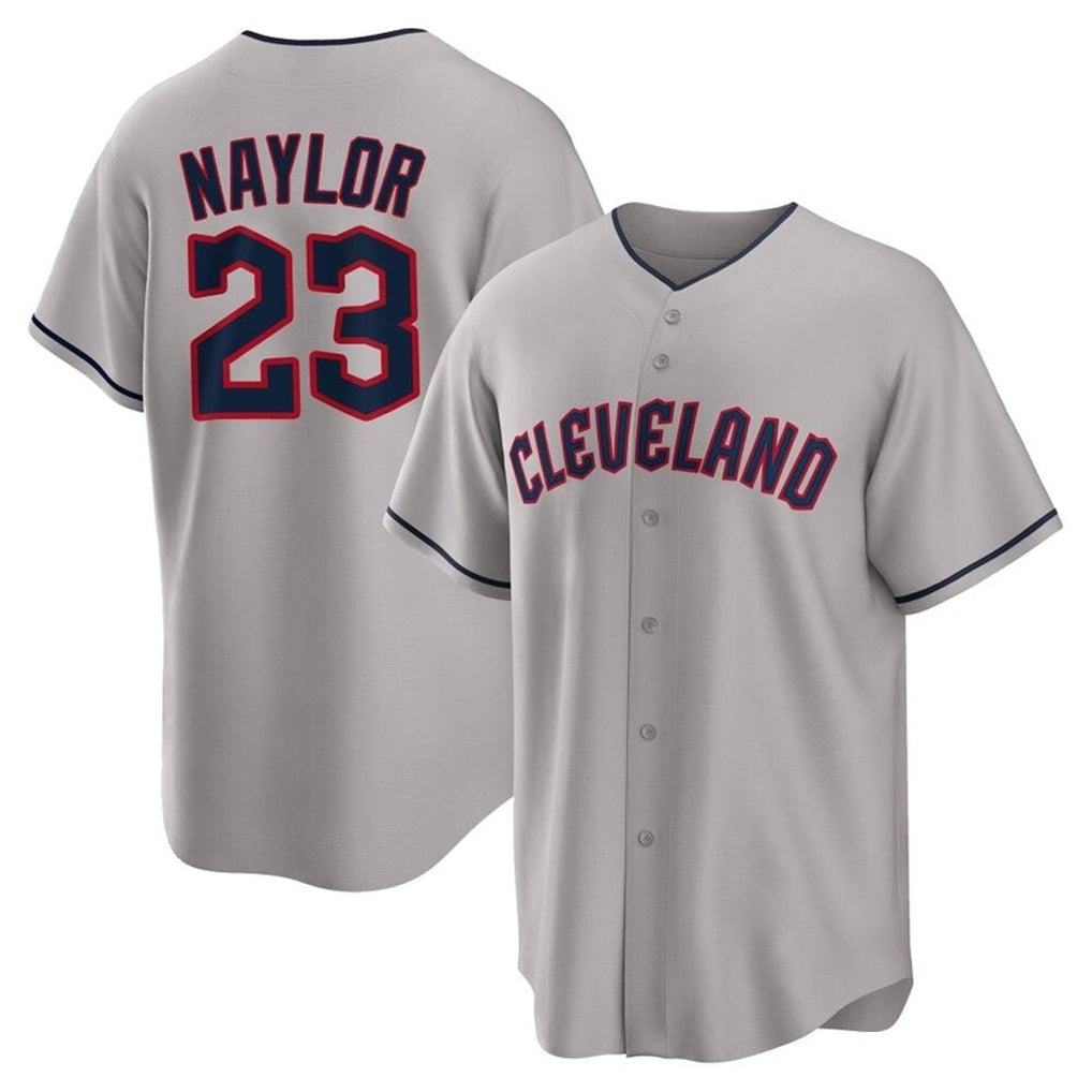 tocy C.Guardians #23 Bo Naylor Player Gray Game Home Stitched Jerseys