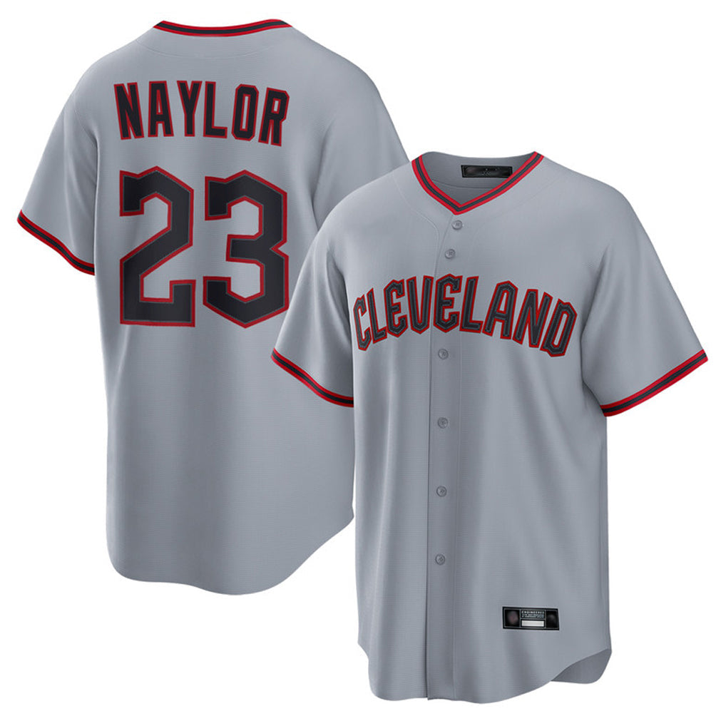 tocy C.Guardians #23 Bo Naylor Player Gray Home Game Stitched Jerseys