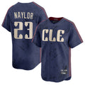 tocy C.Guardians #23 Bo Naylor Player Navy City Connect Limited Home Stitched Jerseys