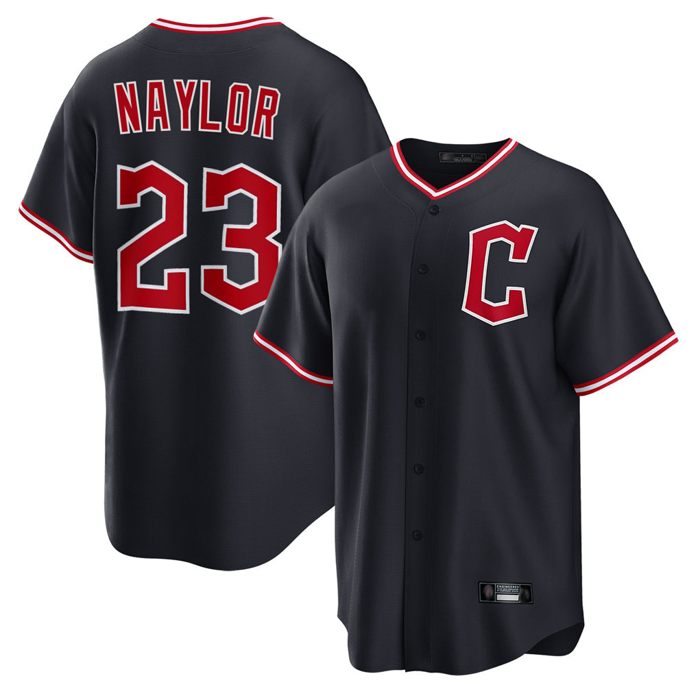 tocy C.Guardians #23 Bo Naylor Player Navy Home Game Stitched Jerseys