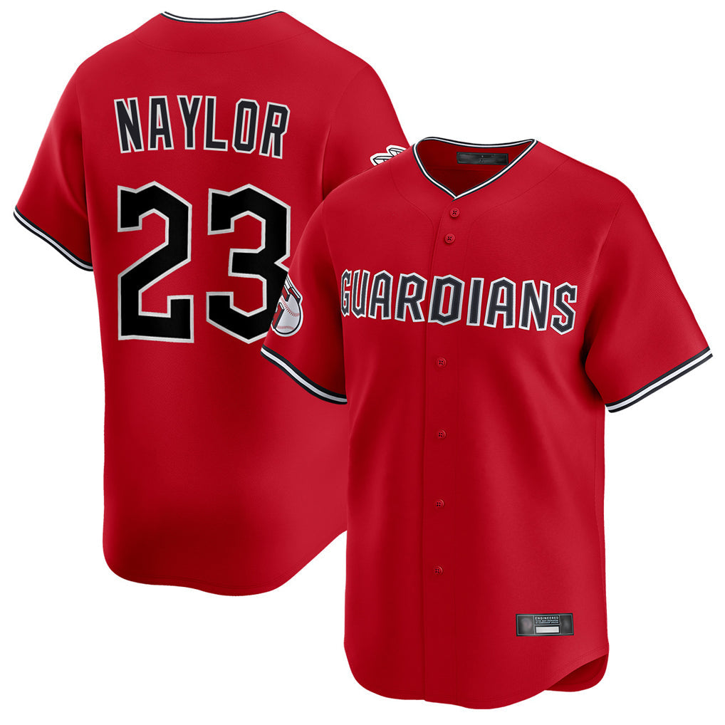 tocy C.Guardians #23 Bo Naylor Player Red Limited Home Stitched Jerseys
