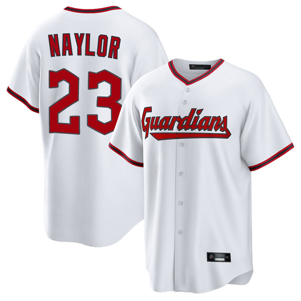 tocy C.Guardians #23 Bo Naylor Player White Game Home Stitched Jerseys