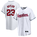 tocy C.Guardians #23 Bo Naylor Player White Home Game Stitched Jerseys