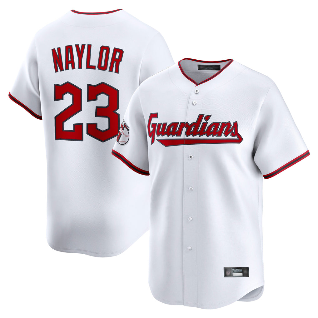 tocy C.Guardians #23 Bo Naylor Player White Limited Home Game Stitched Jerseys