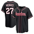 tocy C.Guardians #27 Austin Hedges Player Black Fashion Out Home Game Stitched Jerseys