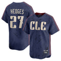 tocy C.Guardians #27 Austin Hedges Player Navy City Connect Limited Home Stitched Jerseys