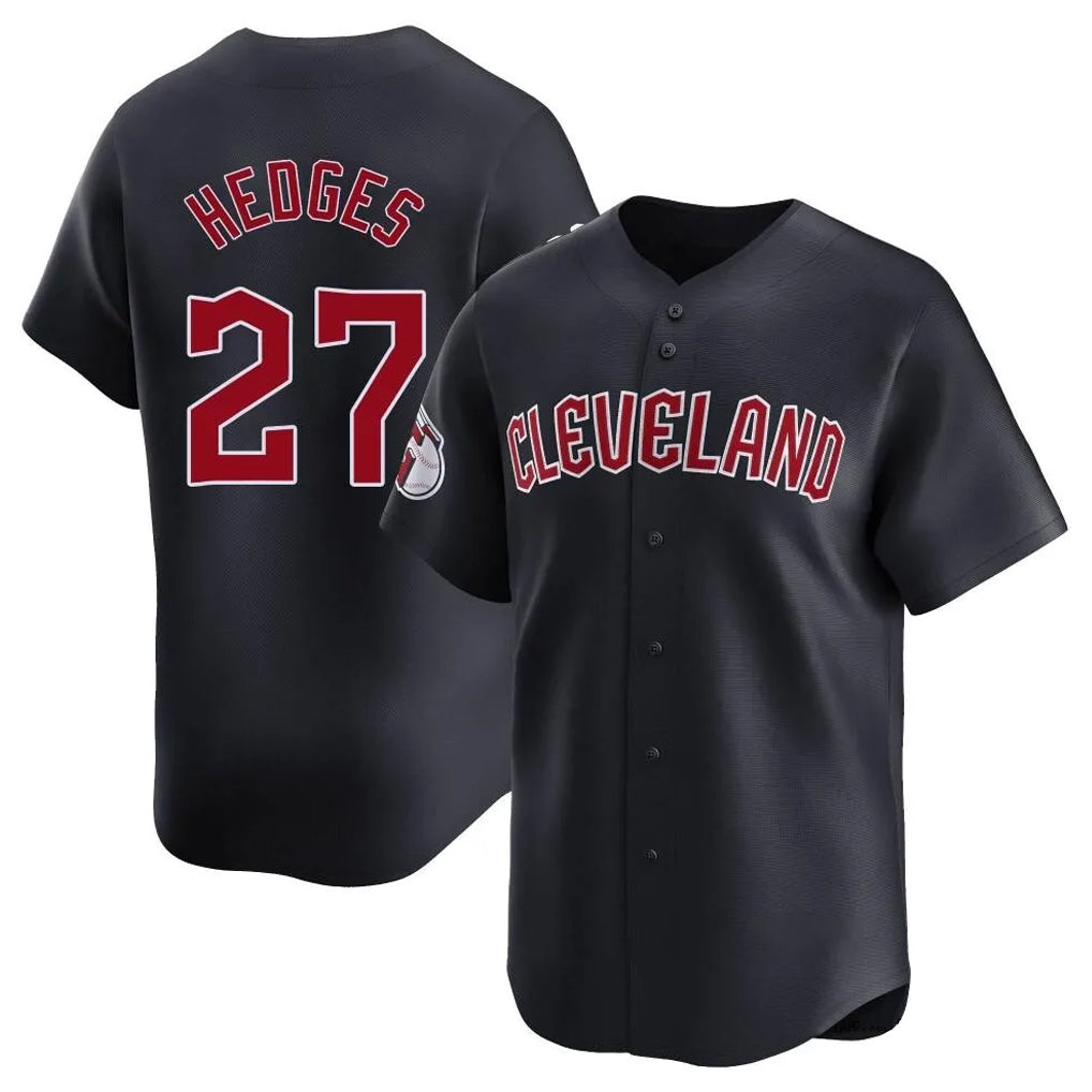tocy C.Guardians #27 Austin Hedges Player Navy Limited Home Game Stitched Jerseys