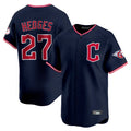 tocy C.Guardians #27 Austin Hedges Player Navy Limited Home Stitched Jerseys