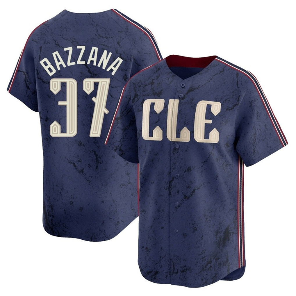 tocy C.Guardians #37 Travis Bazzana Player Navy City Connect Limited Home Stitched Jerseys