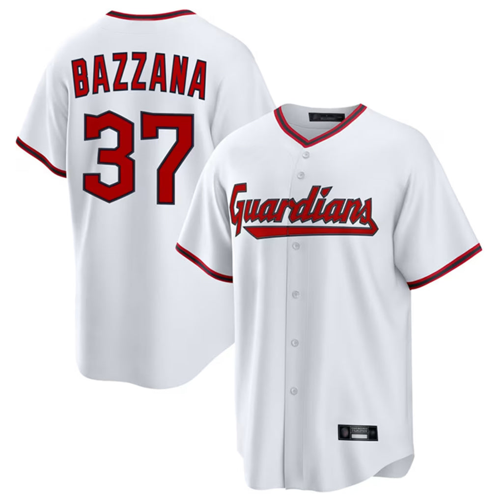 tocy C.Guardians #37 Travis Bazzana Player White Game Home Stitched Jerseys
