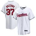 tocy C.Guardians #37 Travis Bazzana Player White Home Game Stitched Jerseys