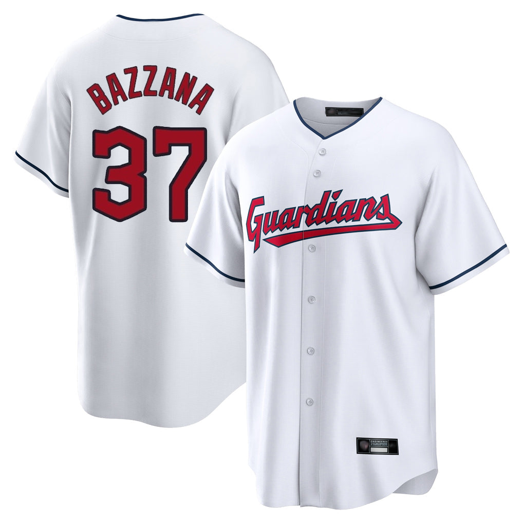tocy C.Guardians #37 Travis Bazzana Player White Home Game Stitched Jerseys