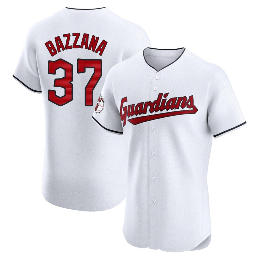 tocy C.Guardians #37 Travis Bazzana Player White Limited Elite Home Stitched Jerseys
