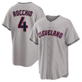 tocy C.Guardians #4 Brayan Rocchio Player Gray Game Home Stitched Jerseys