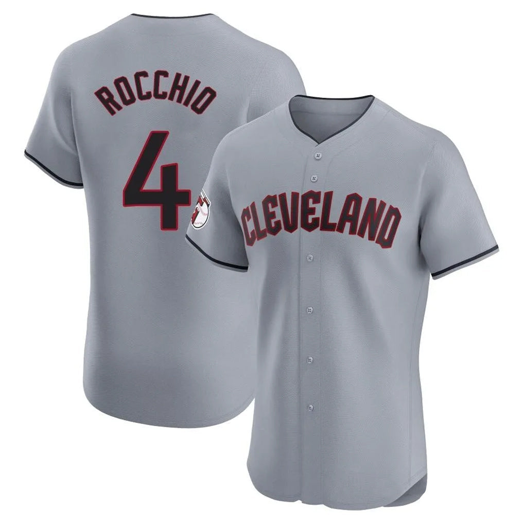 tocy C.Guardians #4 Brayan Rocchio Player Gray Road Limited Elite Home Stitched Jerseys