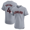 tocy C.Guardians #4 Brayan Rocchio Player Gray Road Limited Elite Home Stitched Jerseys