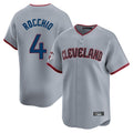 tocy C.Guardians #4 Brayan Rocchio Player Gray Road Limited Home Game Stitched Jerseys