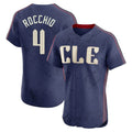 tocy C.Guardians #4 Brayan Rocchio Player Navy City Connect Limited Elite Home Stitched Jerseys