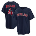 tocy C.Guardians #4 Brayan Rocchio Player Navy Game Home Stitched Jerseys