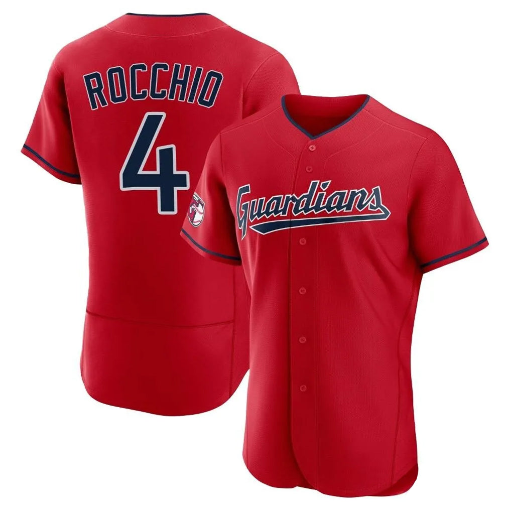 tocy C.Guardians #4 Brayan Rocchio Player Red Limited Elite Home Stitched Jerseys