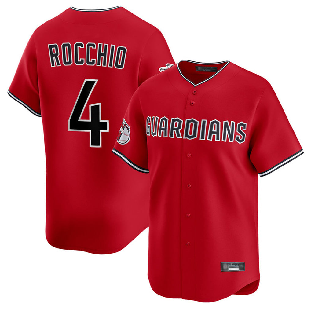 tocy C.Guardians #4 Brayan Rocchio Player Red Limited Home Stitched Jerseys