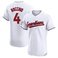 tocy C.Guardians #4 Brayan Rocchio Player White Limited Elite Home Stitched Jerseys