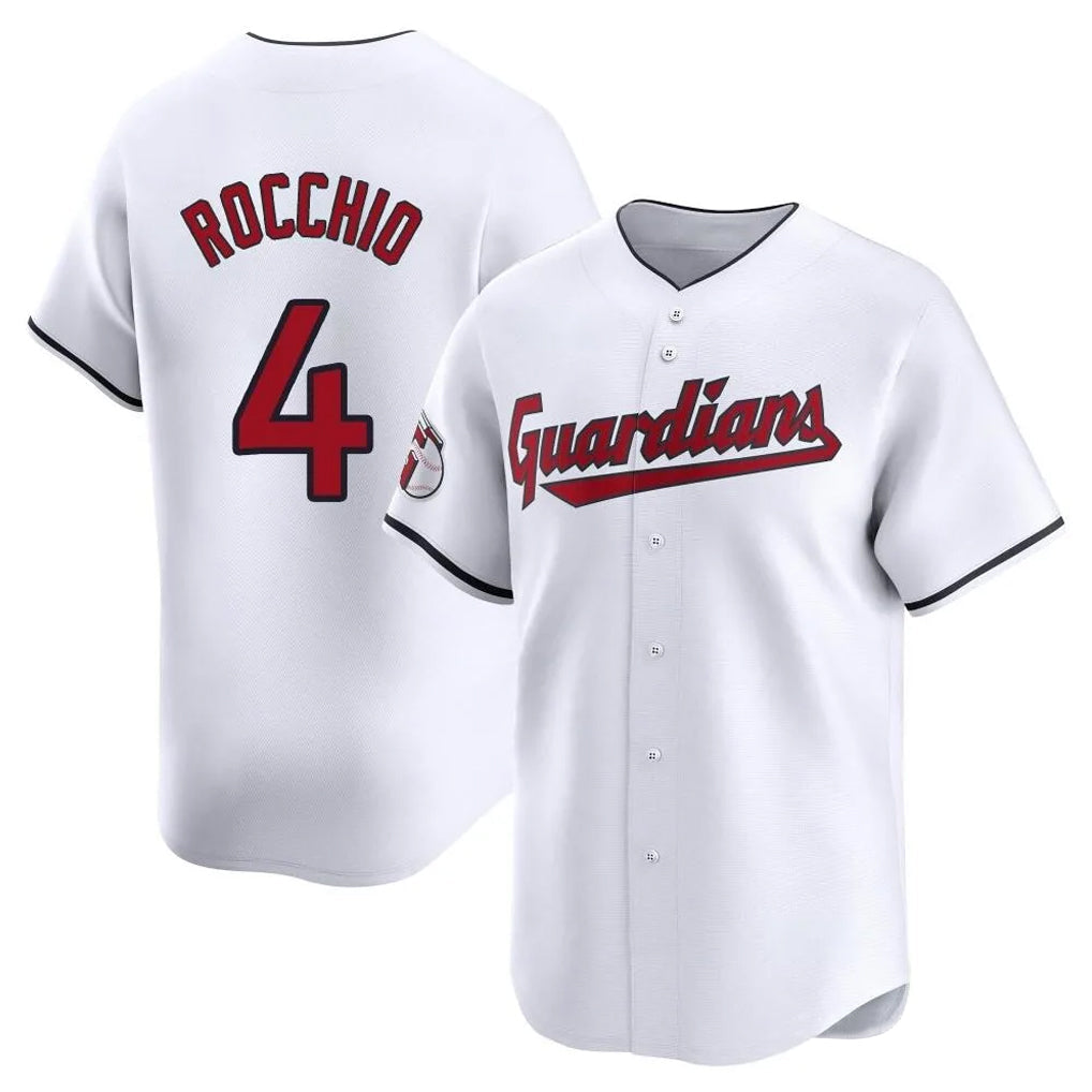 tocy C.Guardians #4 Brayan Rocchio Player White Limited Home Stitched Jerseys