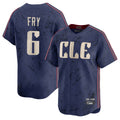 tocy C.Guardians #6 David Fry Player Navy City Connect Limited Home Stitched Jerseys