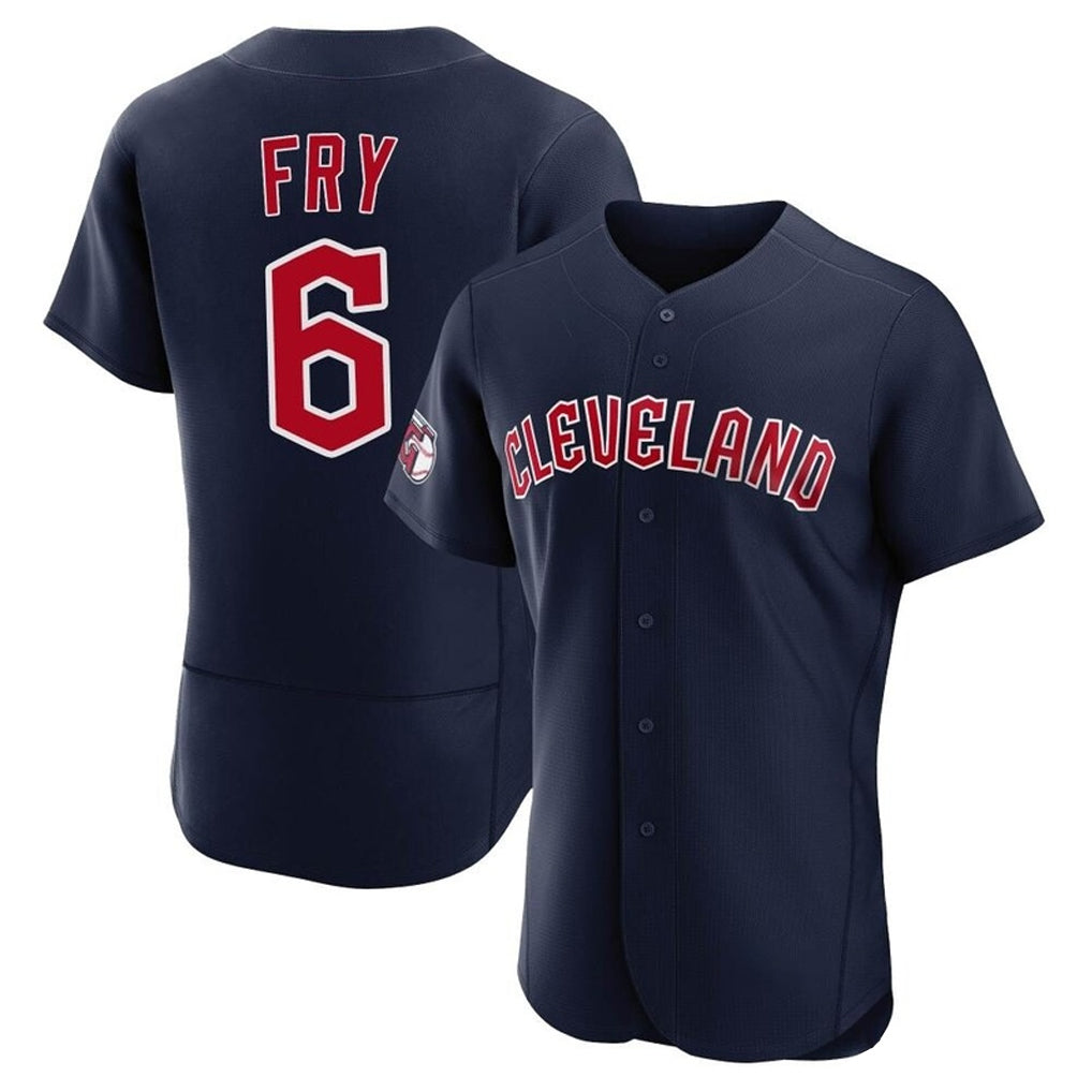 tocy C.Guardians #6 David Fry Player Navy Limited Elite Home Stitched Jerseys
