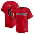 tocy C.Guardians #6 David Fry Player Red Limited Home Stitched Jerseys