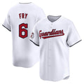 tocy C.Guardians #6 David Fry Player White Limited Home Stitched Jerseys