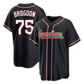 tocy C.Guardians #75 Connor Brogdon Player Black Fashion Out Home Game Stitched Jerseys