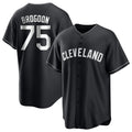 tocy C.Guardians #75 Connor Brogdon Player Black Home Game Stitched Jerseys