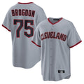 tocy C.Guardians #75 Connor Brogdon Player Gray Home Game Stitched Jerseys