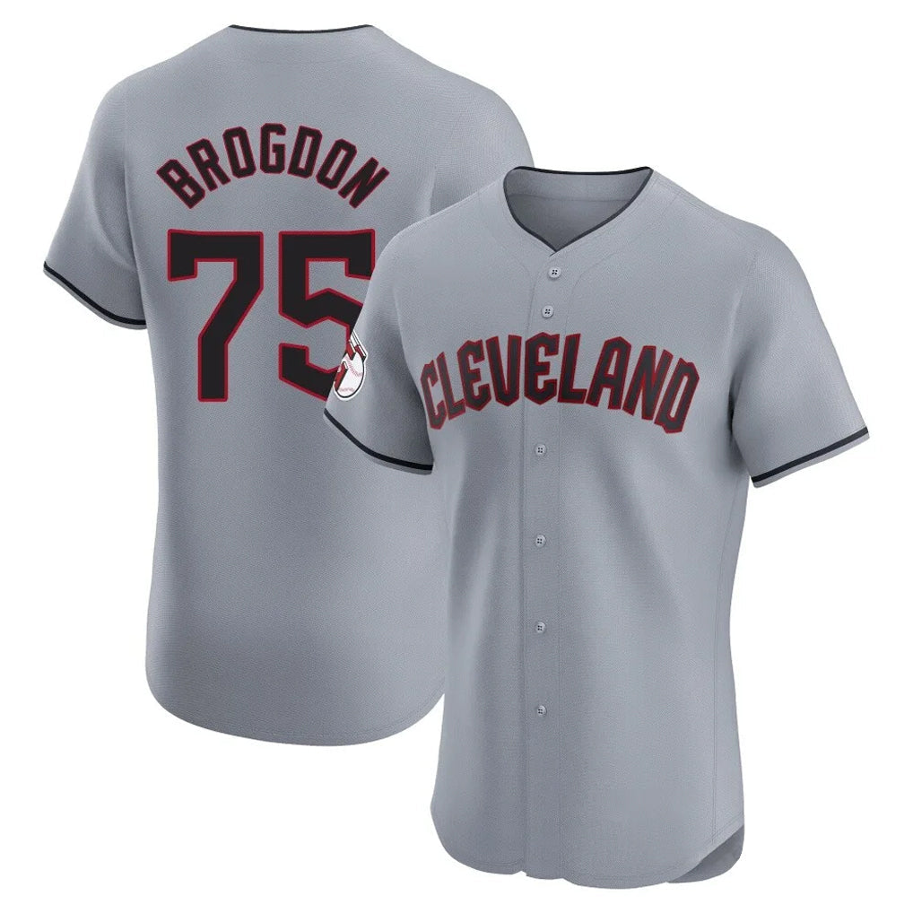 tocy C.Guardians #75 Connor Brogdon Player Gray Road Limited Elite Home Stitched Jerseys