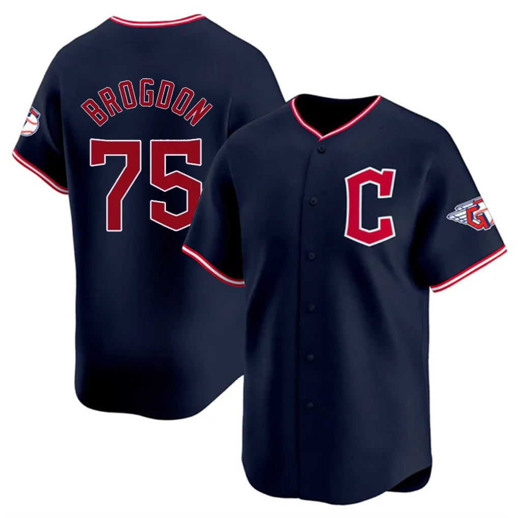 tocy C.Guardians #75 Connor Brogdon Player Navy Limited Home Stitched Jerseys