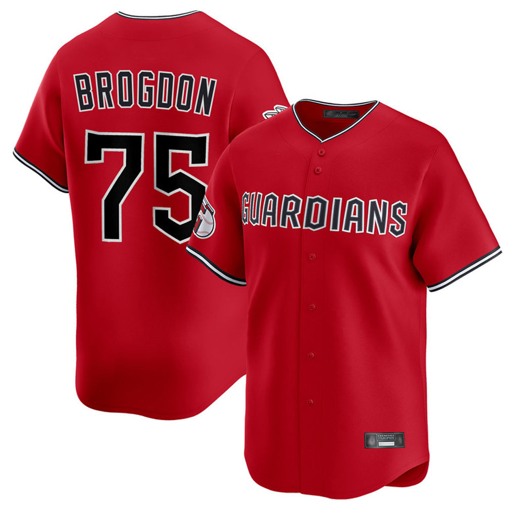 tocy C.Guardians #75 Connor Brogdon Player Red Limited Home Stitched Jerseys