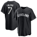 tocy C.Guardians #7 George Valera Player Black Home Game Stitched Jerseys