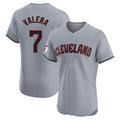 tocy C.Guardians #7 George Valera Player Gray Road Limited Elite Home Stitched Jerseys