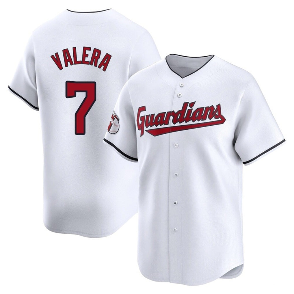 tocy C.Guardians #7 George Valera Player White Limited Home Stitched Jerseys