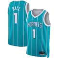 tocy C.Hornets #1 LaMelo Ball  Teal Swingman Jerseys - Icon Edition