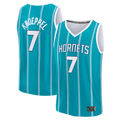 tocy C.Hornets #7 Kon Knueppel  Teal 2025  Draft First Round Pick Fast Break Replica Jerseys - Icon Edition