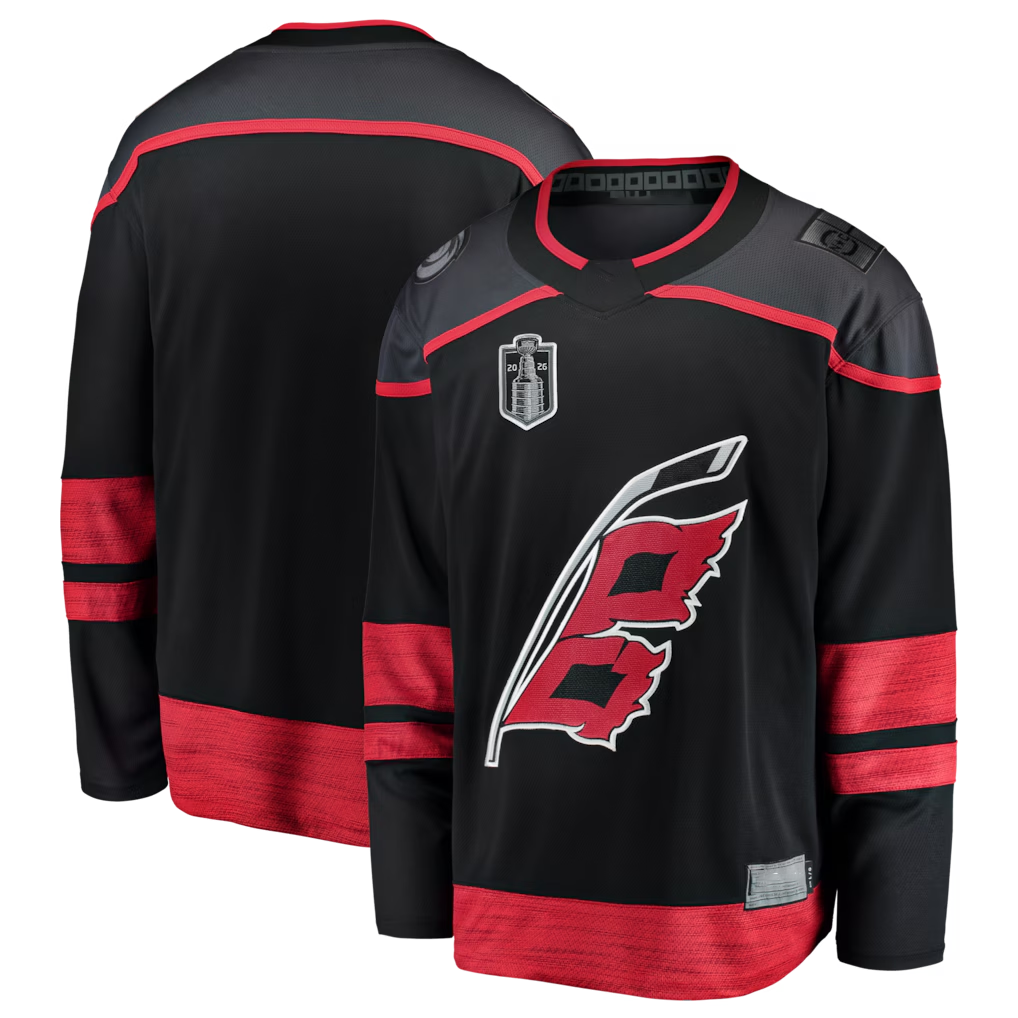 Tocy C.Hurricanes Black 2026 Stanley Cup Final Home Breakaway Stitched Jerseys