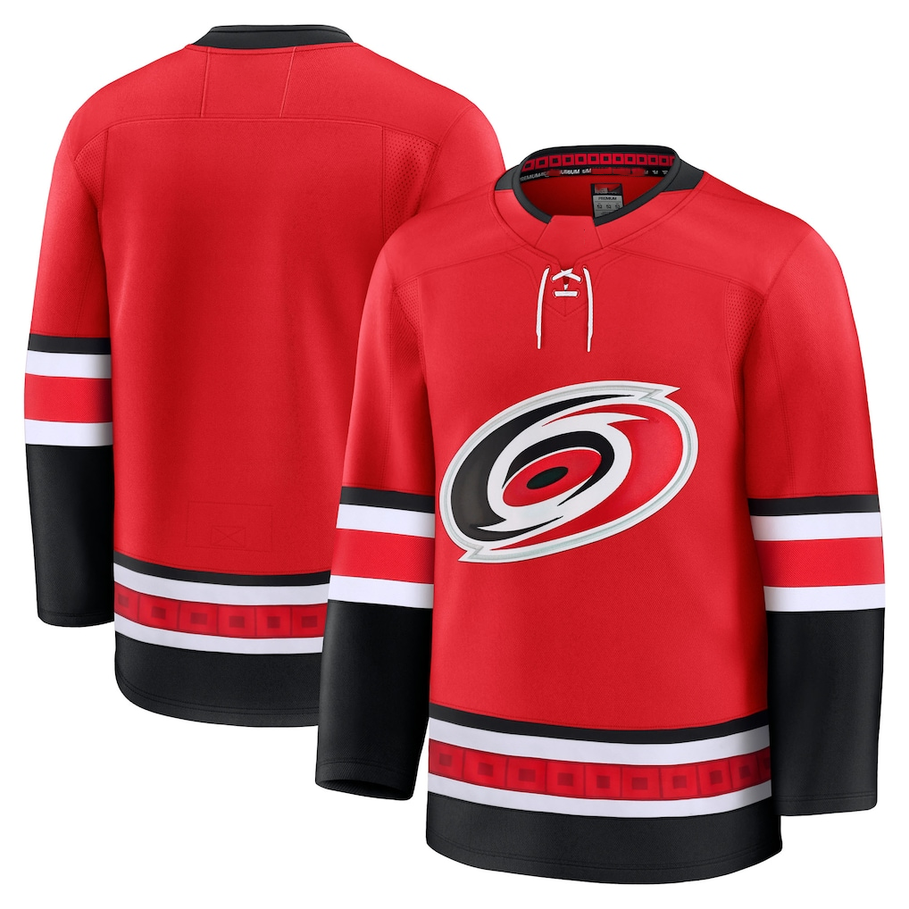 Tocy C.Hurricanes Red Alternate Premium Stitched Jerseys