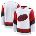 Tocy C.Hurricanes White Away Premium Stitched Jerseys